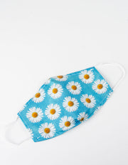 Blue Daisy Face Covering