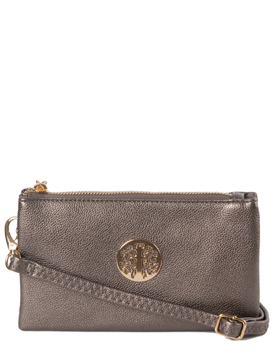 Bronze Clutch Bag | Toni