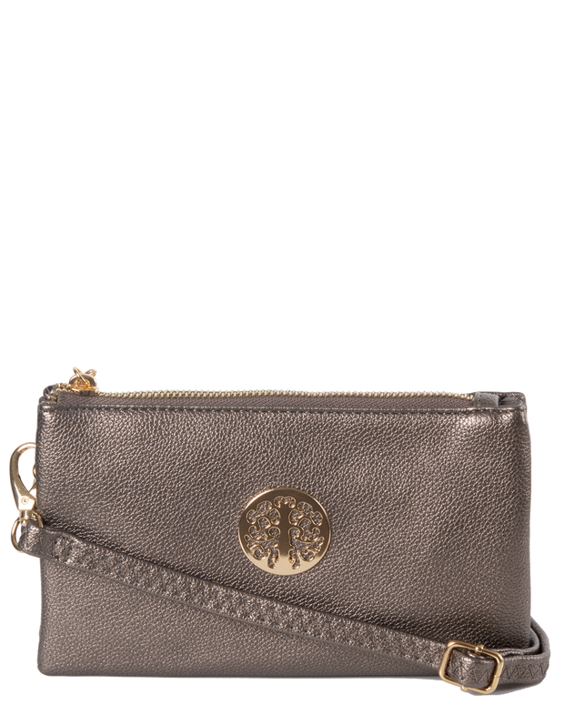 Bronze Clutch Bag | Toni