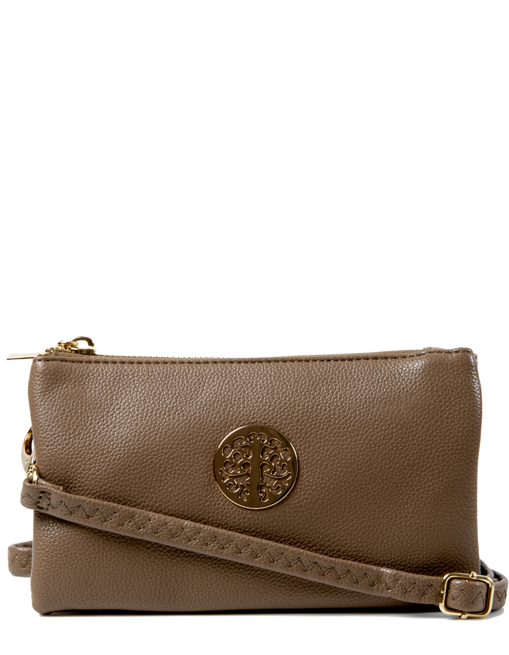 Brown Clutch Bag | Toni