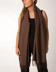 Image showing brown pashmina