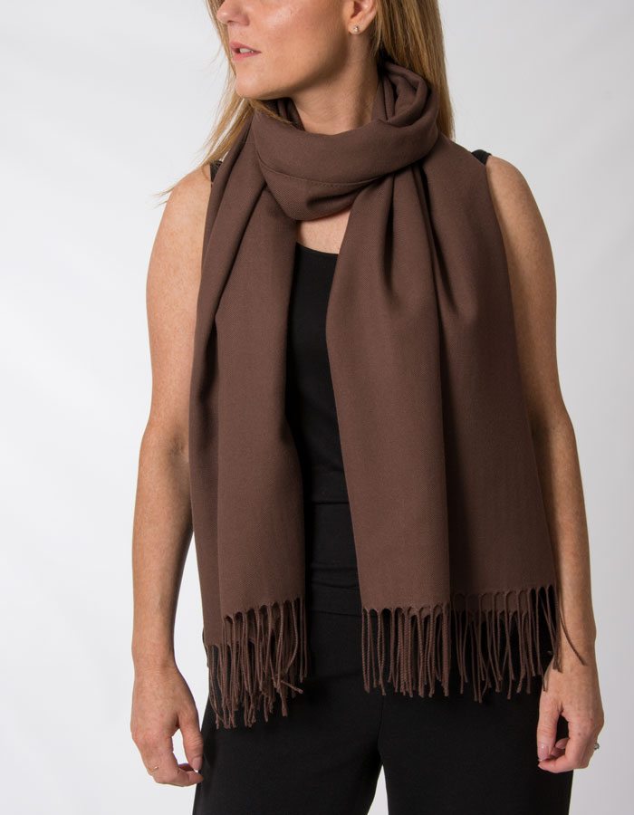 Image showing brown pashmina