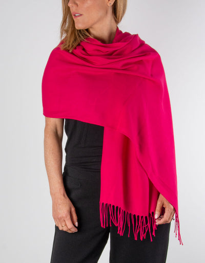 an image showing a cherry red pashmina