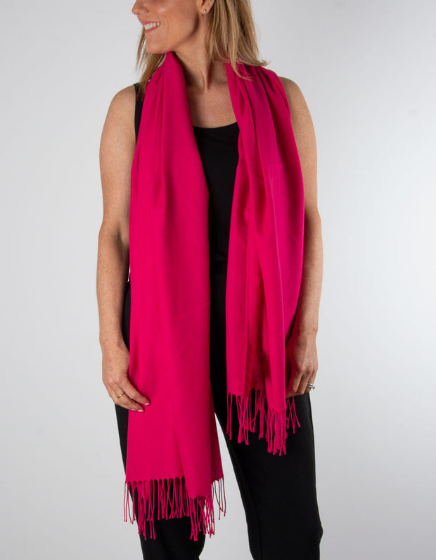 an image showing a cherry red pashmina