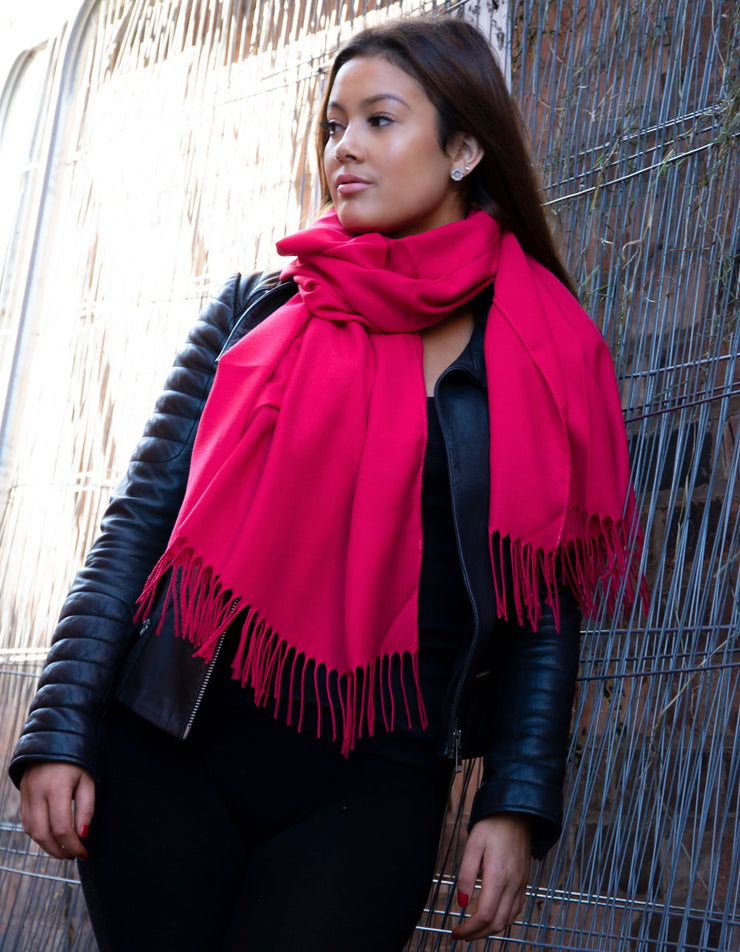 Cherry Red Pashmina