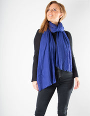 Lightweight Scarf Pashmina | Cobalt