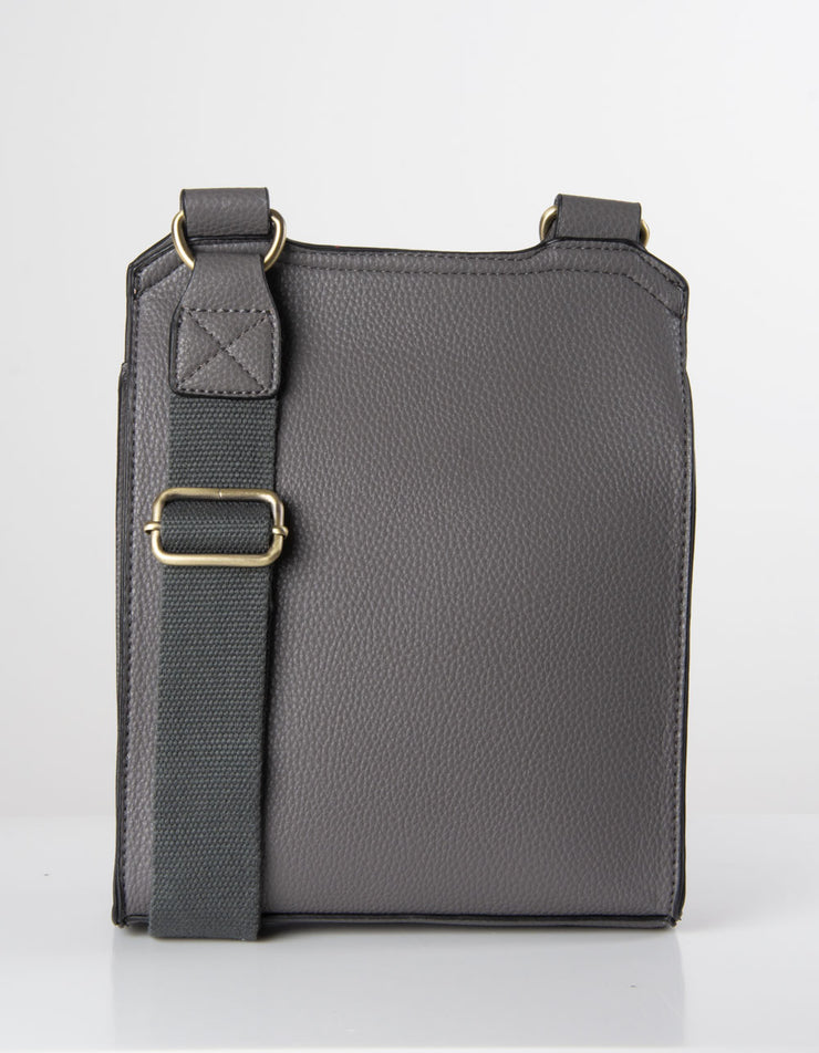 Dark Grey Messenger Bag