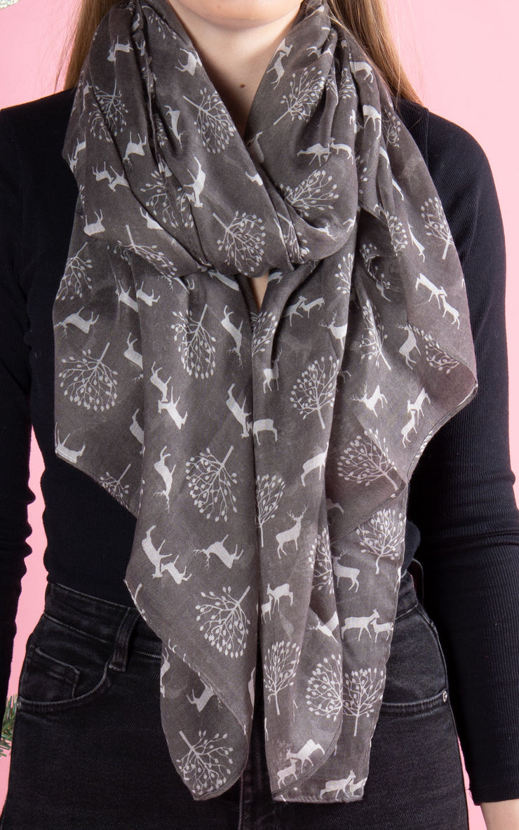 Grey Winter Wonderland Scarf