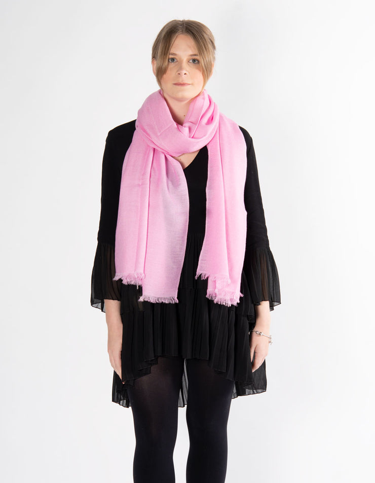 Pink Lady Cashmere Scarf