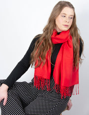 Red Pashmina