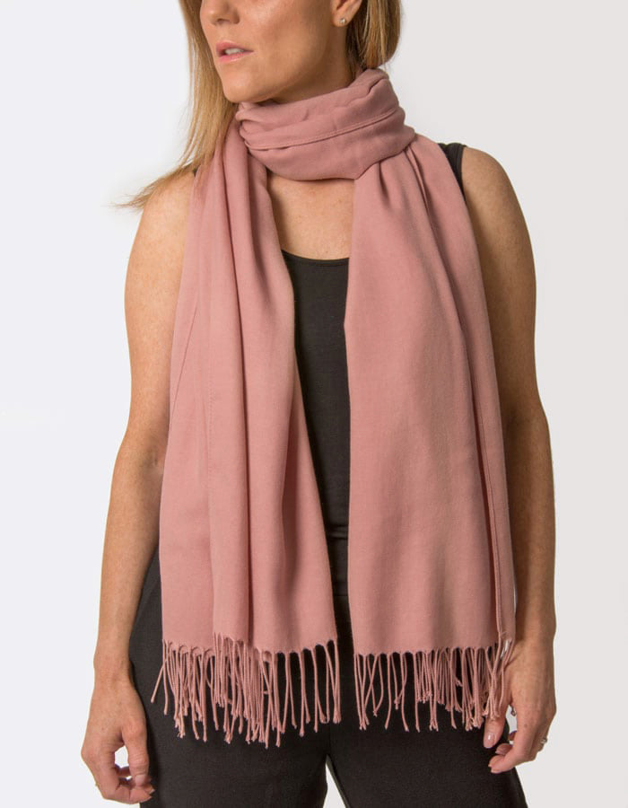 Dusky Pink Pashmina