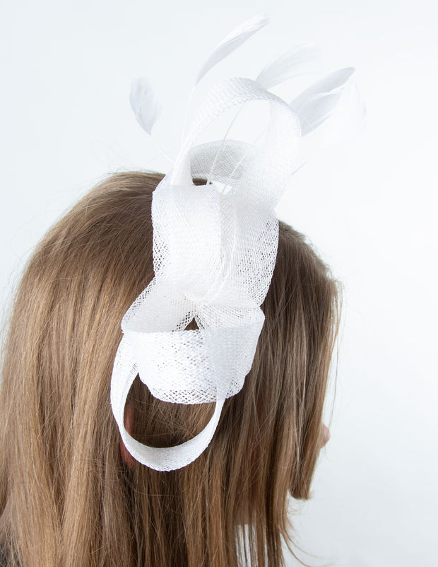 Fascinator | Feather Loop | Ivory