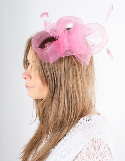 Fascinator | Large Loop | Pink