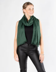 Lightweight Scarf Pashmina | Forest Green