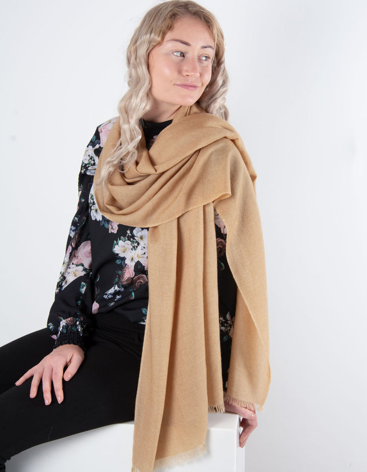 Gold Cashmere Scarf