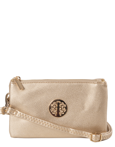 Gold Clutch Bag | Toni