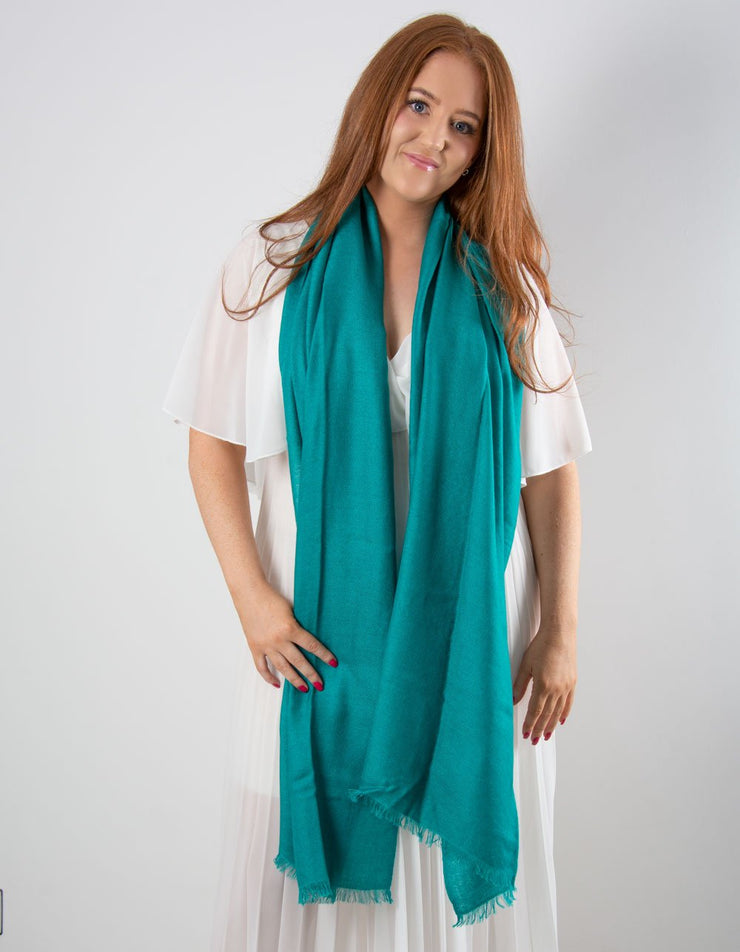 Green Cashmere Pashmina