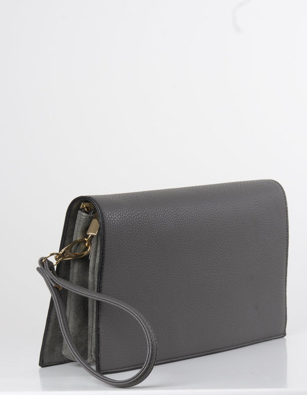 Grey Shoulder Bag