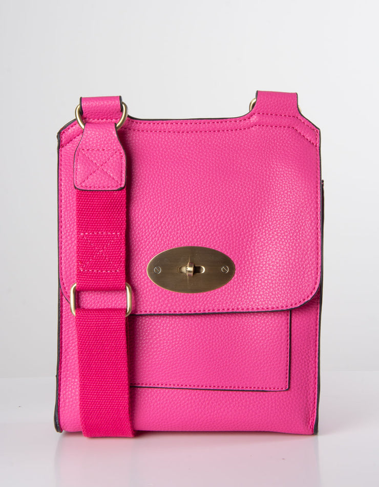 Pink Messenger Bag