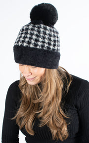 Hat | Dogtooth |  Black & White