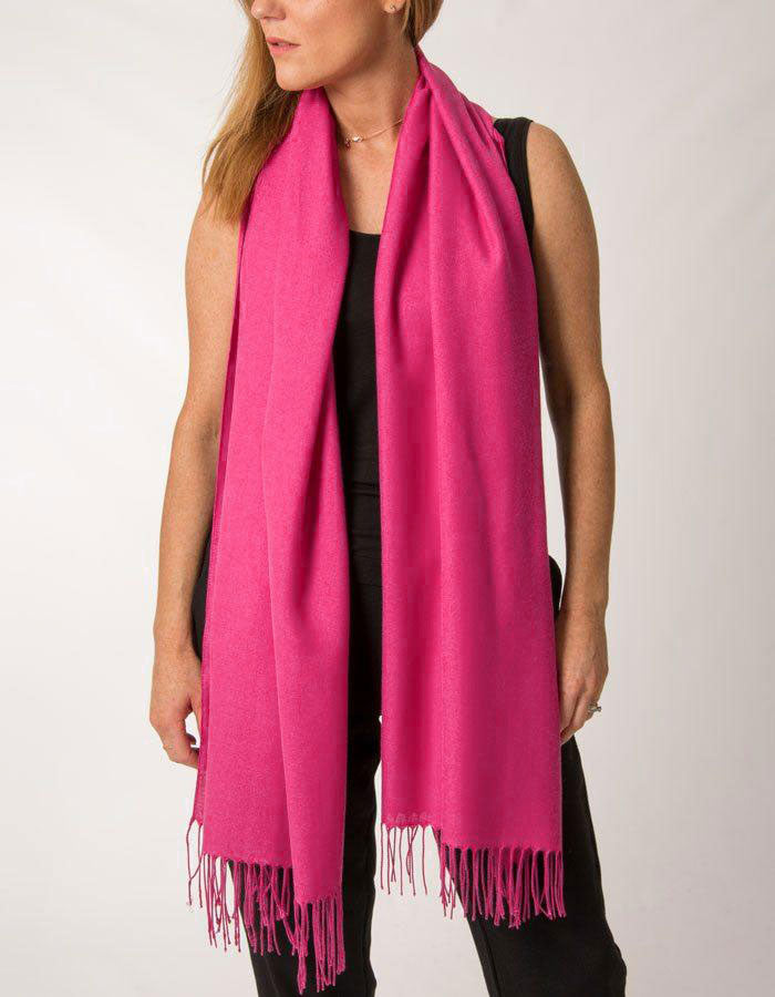 Hot Pink 2 Pashmina | SECONDS