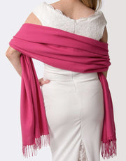 Hot Pink 2 Wedding Pashmina