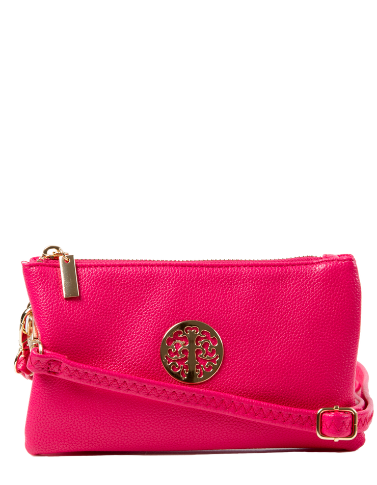 Bright Pink Clutch Bag | Toni