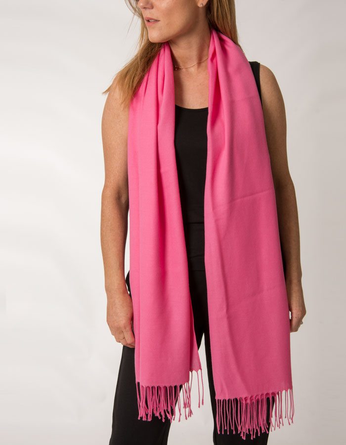 Image showing hot pink pashmina