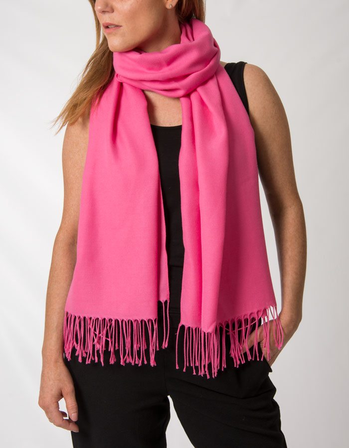 Image showing hot pink pashmina