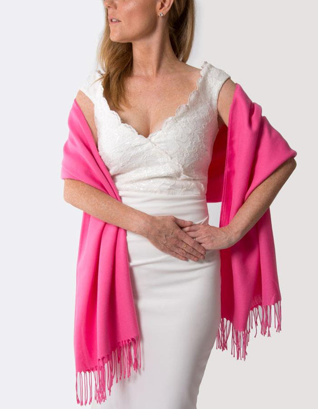 Hot Pink Wedding Pashmina