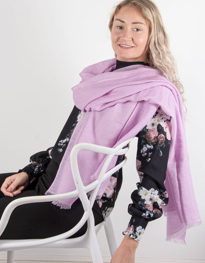 Lilac Cashmere Scarf