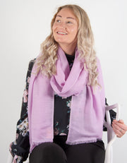 Lilac Cashmere Scarf