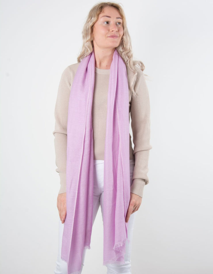 Lilac Cashmere Scarf