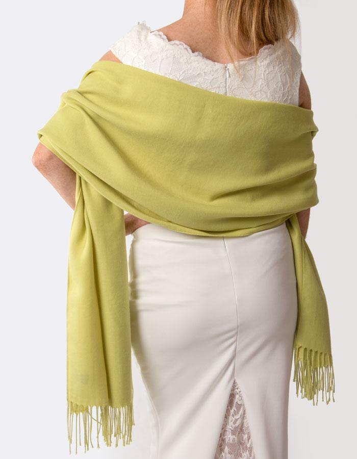 Lime Green Wedding Pashmina