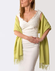 Lime Green Wedding Pashmina