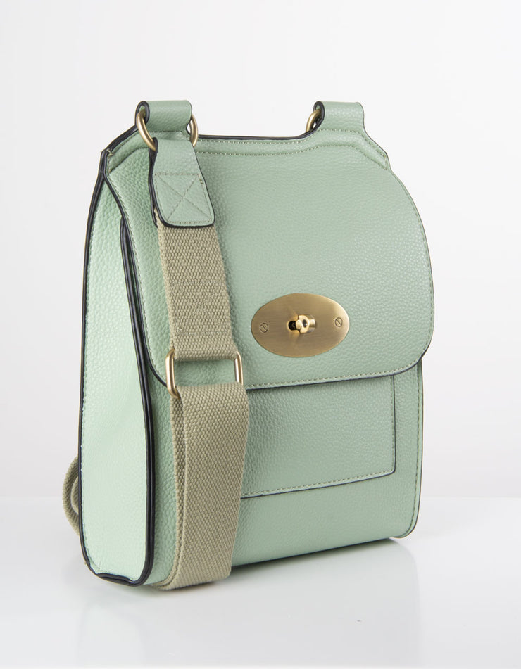 Mint Green Messenger Bag