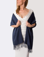 Navy Blue Wedding Pashmina | number 37