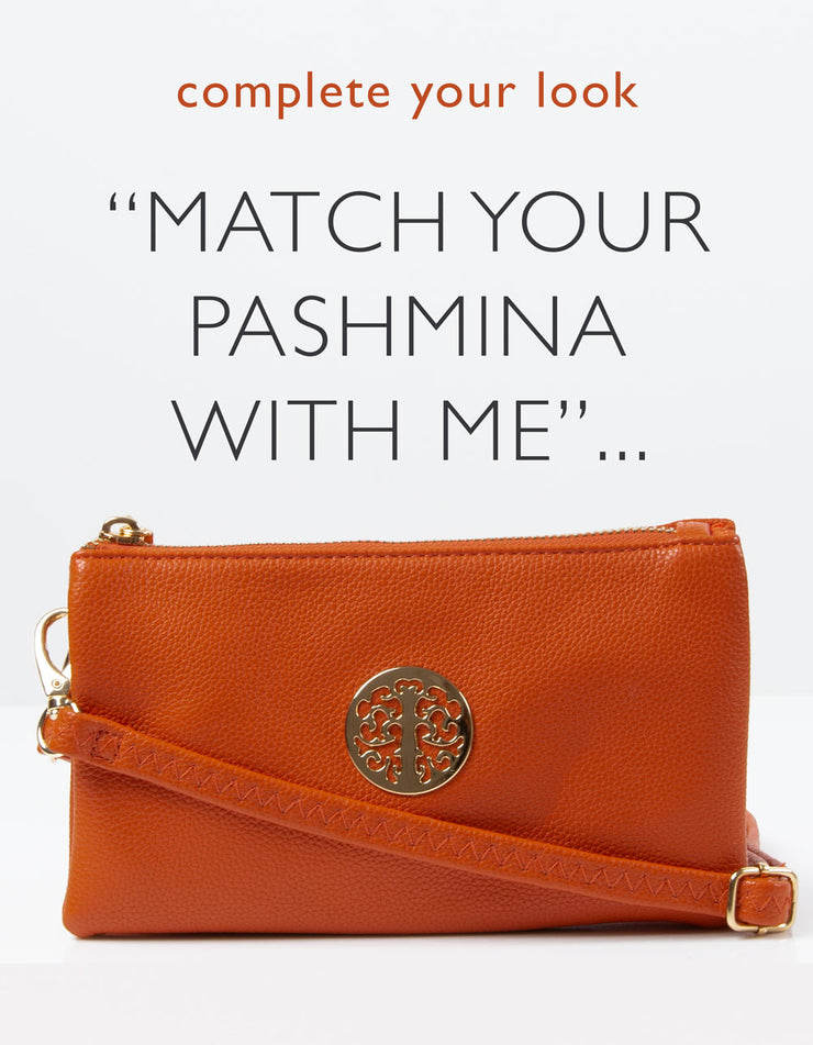 Pumpkin Orange Wedding Pashmina