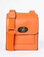 Orange Messenger Bag