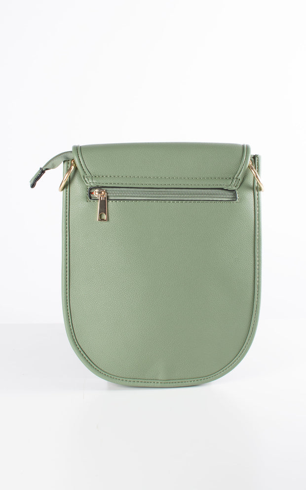 Oval Tassel Bag | Khaki