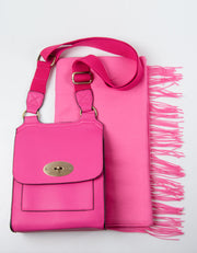 Pink Messenger Bag