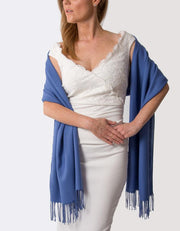 Royal Blue Wedding Pashmina