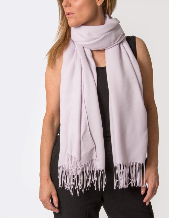 an image showing a lilac coloured pashmina