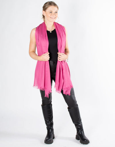 Lightweight Scarf Pashmina | Pink