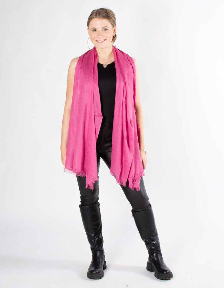 Lightweight Scarf Pashmina | Pink