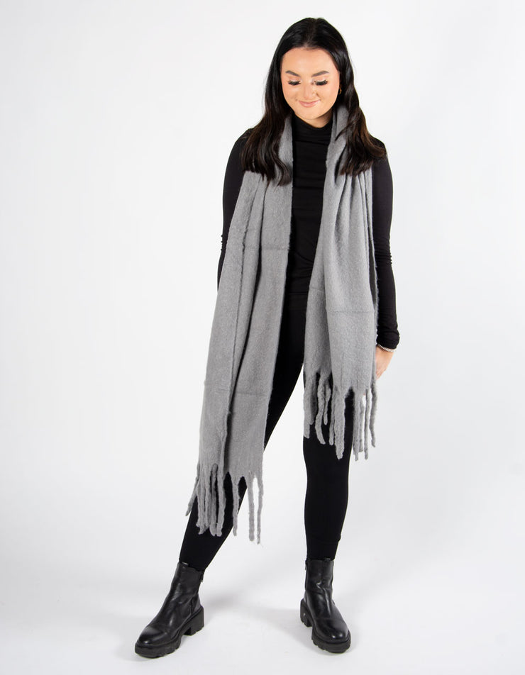 Plain Tassel / Grey