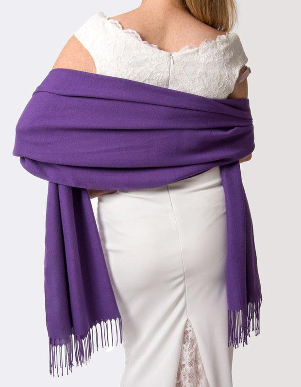 Purple Wedding Pashmina