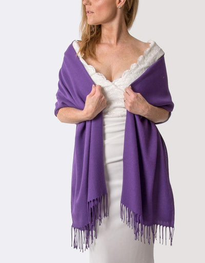 Purple Wedding Pashmina