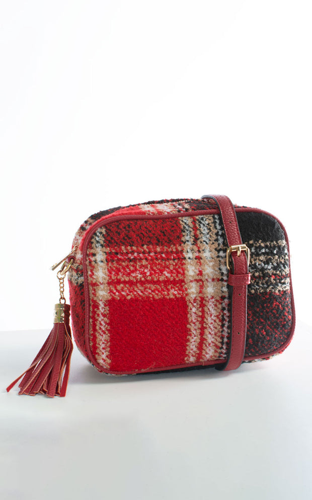 Beth Boucle Bag | Red