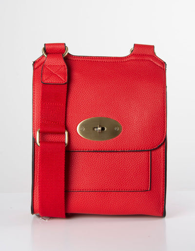 Red Messenger Bag
